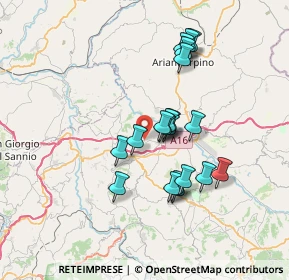 Mappa Via bosco, 83035 Grottaminarda AV, Italia (6.414)