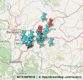 Mappa Via bosco, 83035 Grottaminarda AV, Italia (9.1525)