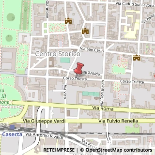 Mappa Corso Trieste, 118, 81100 Caserta, Caserta (Campania)
