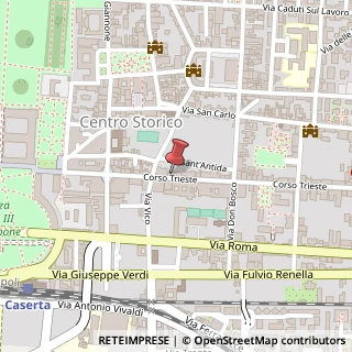 Mappa Corso Trieste, 115, 81100 Caserta, Caserta (Campania)