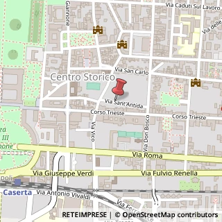 Mappa Via Sant'Antida, 13, 81100 Caserta, Caserta (Campania)