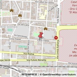 Mappa Corso Trieste,  221, 81100 Caserta, Caserta (Campania)