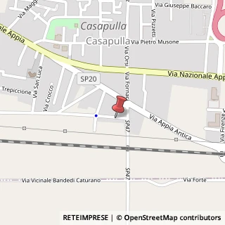 Mappa Via Sandro Pertini, 8, 81020 Casapulla, Caserta (Campania)