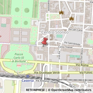 Mappa Corso Trieste, 8, 81100 Caserta, Caserta (Campania)
