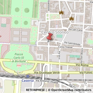 Mappa Via Giuseppe Mazzini, 5, 81100 Caserta, Caserta (Campania)