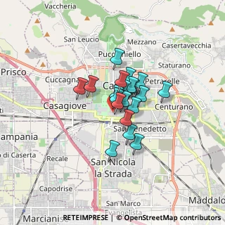 Mappa Piazza Dante, 81100 Caserta CE, Italia (1.0405)