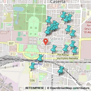 Mappa Piazza Dante, 81100 Caserta CE, Italia (0.5625)