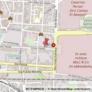 Mappa Corso Trieste, 273, 81100 Caserta, Caserta (Campania)