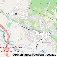 Mapa Bucciano