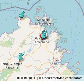 Mappa Via E. D'Arborea, 07021 Arzachena SS, Italia (50.98875)