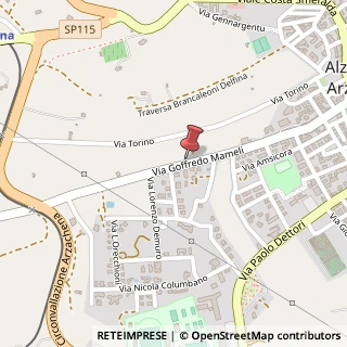 Mappa Via Goffredo Mameli, 35, 07021 Arzachena, Sassari (Sardegna)
