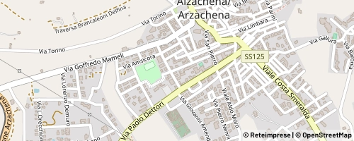 Mappa Arzachena