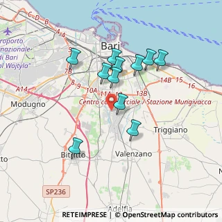 Mappa Viale Gennaro Trisorio-Liuzzi, 70124 Bari BA, Italia (3.33364)