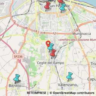 Mappa Viale Gennaro Trisorio-Liuzzi, 70124 Bari BA, Italia (3.67833)
