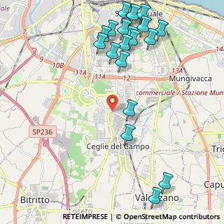Mappa Viale Gennaro Trisorio-Liuzzi, 70124 Bari BA, Italia (2.8355)