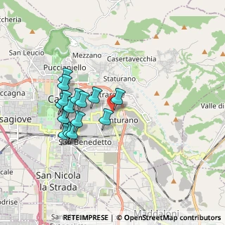 Mappa Via Raffaele Caravaglios, 81100 Caserta CE, Italia (1.77267)