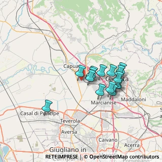 Mappa Via XXIV Maggio, 81050 San Tammaro CE, Italia (6.05933)