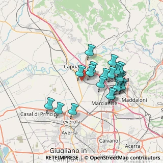 Mappa Via XXIV Maggio, 81050 San Tammaro CE, Italia (6.7465)