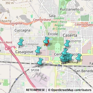 Mappa Via Passionisti, 81022 Casagiove CE, Italia (1.08769)