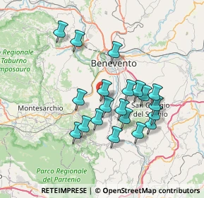 Mappa Via Pecci, 82010 San Leucio del Sannio BN, Italia (6.778)