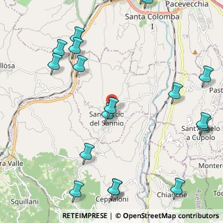 Mappa Via Angelo Zamparelli, 82010 San Leucio del Sannio BN, Italia (3.2595)