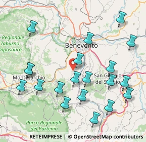 Mappa Via Angelo Zamparelli, 82010 San Leucio del Sannio BN, Italia (9.763)