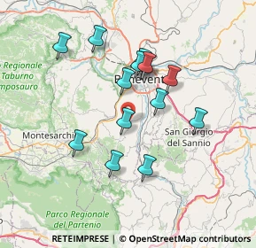 Mappa Via Angelo Zamparelli, 82010 San Leucio del Sannio BN, Italia (6.765)