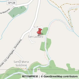 Mappa Contrada Santa Maria Scozzese, 82019 Sant'Agata de' Goti, Benevento (Campania)