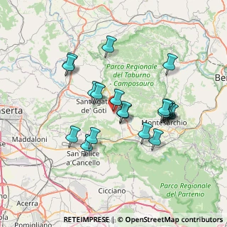 Mappa Via Nuova Europa, 82010 Moiano BN, Italia (7.0345)