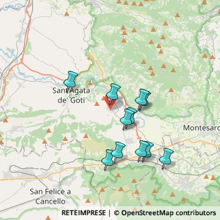 Mappa Via Nuova Europa, 82010 Moiano BN, Italia (3.63455)
