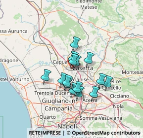 Mappa Via Aldo Moro, 81040 Curti CE, Italia (10.618)