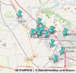 Mappa Via Eugenia Ricciardi, 81055 Santa Maria Capua Vetere CE, Italia (3.18692)
