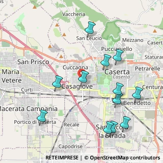 Mappa Via Quartiere Nuovo, 81022 Casagiove CE, Italia (2.4925)