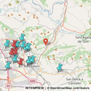 Mappa Via San Francesco, 81020 Valle di Maddaloni CE, Italia (6.20063)