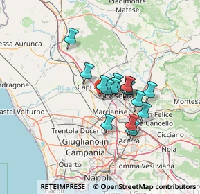 Mappa Via Gaetano Cappabianca, 81055 Santa Maria Capua Vetere CE, Italia (10.054)