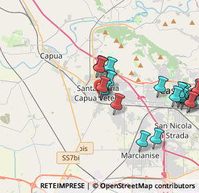 Mappa Via Gaetano Cappabianca, 81055 Santa Maria Capua Vetere CE, Italia (4.67474)