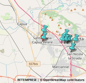 Mappa Via Gaetano Cappabianca, 81055 Santa Maria Capua Vetere CE, Italia (4.05727)