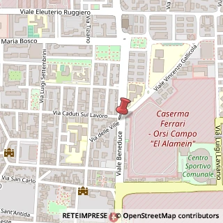 Mappa Via delle Ville, 13, 81100 Caserta, Caserta (Campania)