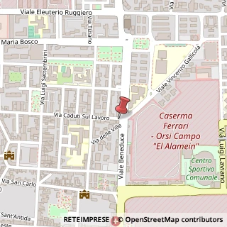 Mappa Via Caduti sul Lavoro, 110, 81100 Caserta, Caserta (Campania)