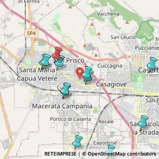 Mappa Via Maggiore Francesco Peccerillo, 81020 Casapulla CE, Italia (2.43417)