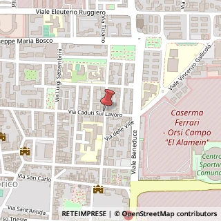 Mappa Via dei Caduti sul Lavoro, 96, 81100 Caserta, Caserta (Campania)