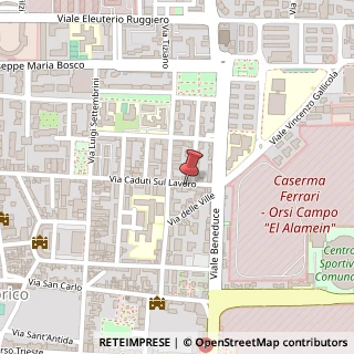 Mappa Via Caduti sul Lavoro, 82, 81100 Caserta, Caserta (Campania)
