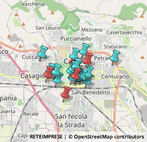 Mappa Via Raffaele Leonetti, 81100 Caserta CE, Italia (1.0265)