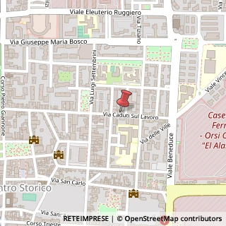 Mappa Via Caduti sul Lavoro, 37, 81100 Caserta, Caserta (Campania)