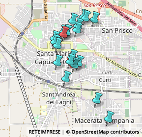 Mappa Via Melorio, 81055 Santa Maria Capua Vetere CE, Italia (0.842)