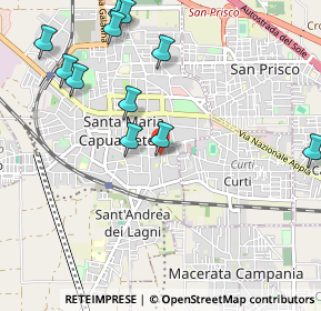 Mappa Via Melorio, 81055 Santa Maria Capua Vetere CE, Italia (1.28182)