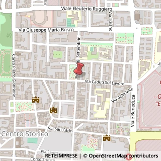 Mappa Via dei Caduti sul Lavoro,  1, 81100 Caserta, Caserta (Campania)