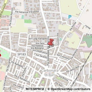 Mappa Via Ponte, 4, 70131 Bari, Bari (Puglia)