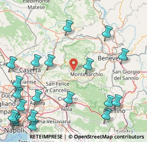 Mappa Via Provinciale, 82010 Bucciano BN, Italia (25.5875)