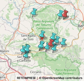 Mappa Via Provinciale, 82010 Bucciano BN, Italia (7.12222)